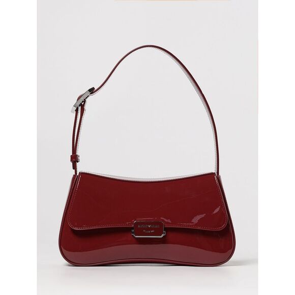 Emporio Armani Shoulder Bag Woman Burgundy - Picture 1 of 3